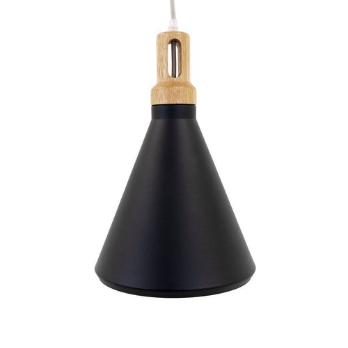 Yosemite Home Decor Noir 1-Light Black Pendant - Picture 5 of 8