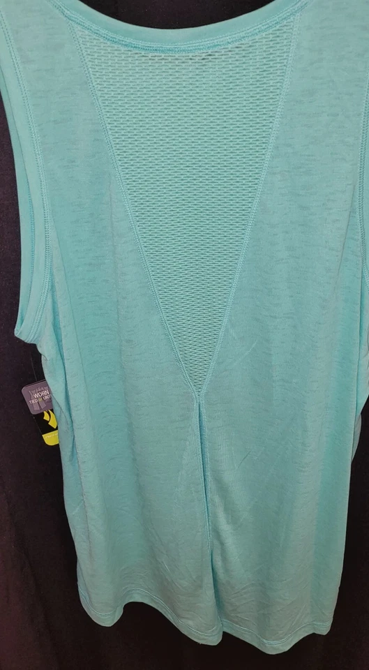 Camiseta sin mangas CASCADE SPORT Performance verde talla XXL Flyaway nueva con etiquetas  Foto 3 de 3