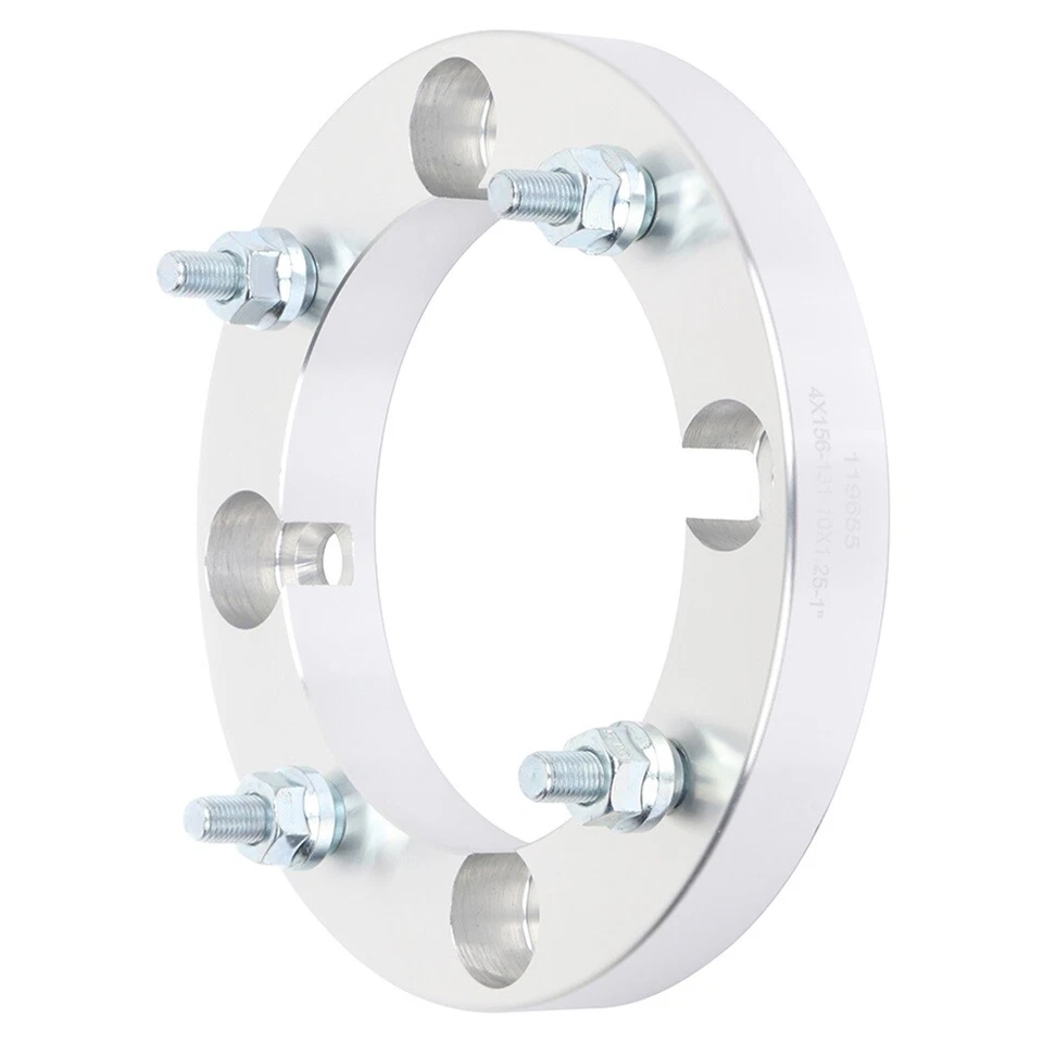 4 Pcs 1" 4x156 Wheel Spacers 10x1.25 For 2009-2014 Polaris Sportsman XP 850 Foto 3 de 4