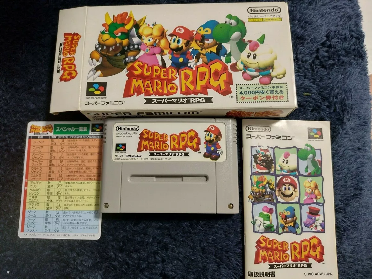 Super Mario RPG Good Condition Nintendo Super Famicom SFC Japan