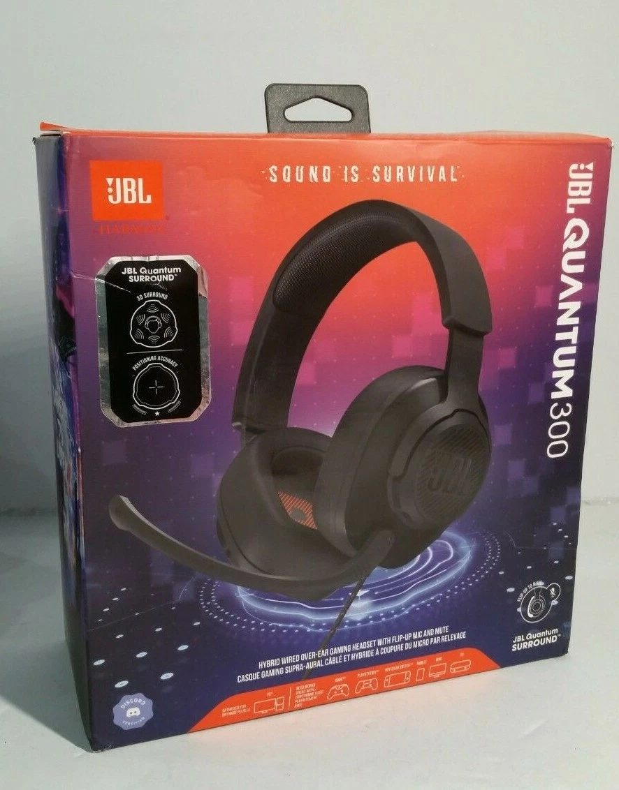 Auricular JBL Gamer Quantum 300 Negro