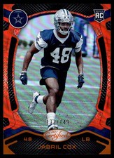 2021 Panini Certified Mirror Orange Jabril Cox Rookie 133/149 Dallas Cowboys