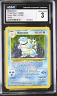 CGC 3 Blastoise 1999 Base Set 2/102 Holo Pokemon Card