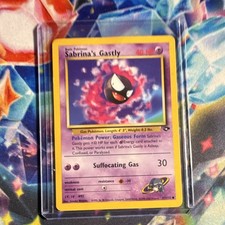 Pokémon TCG Sabrina's Gastly 97/132 Gym Challenge EN 1999 40HP on eBay
