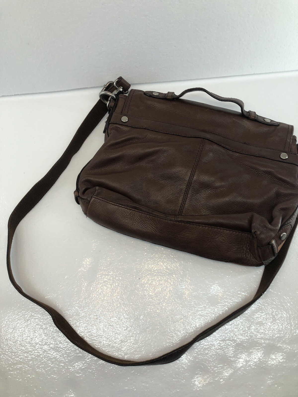 Fossil Maddox dark patchwork leather crossbody bag - image 8