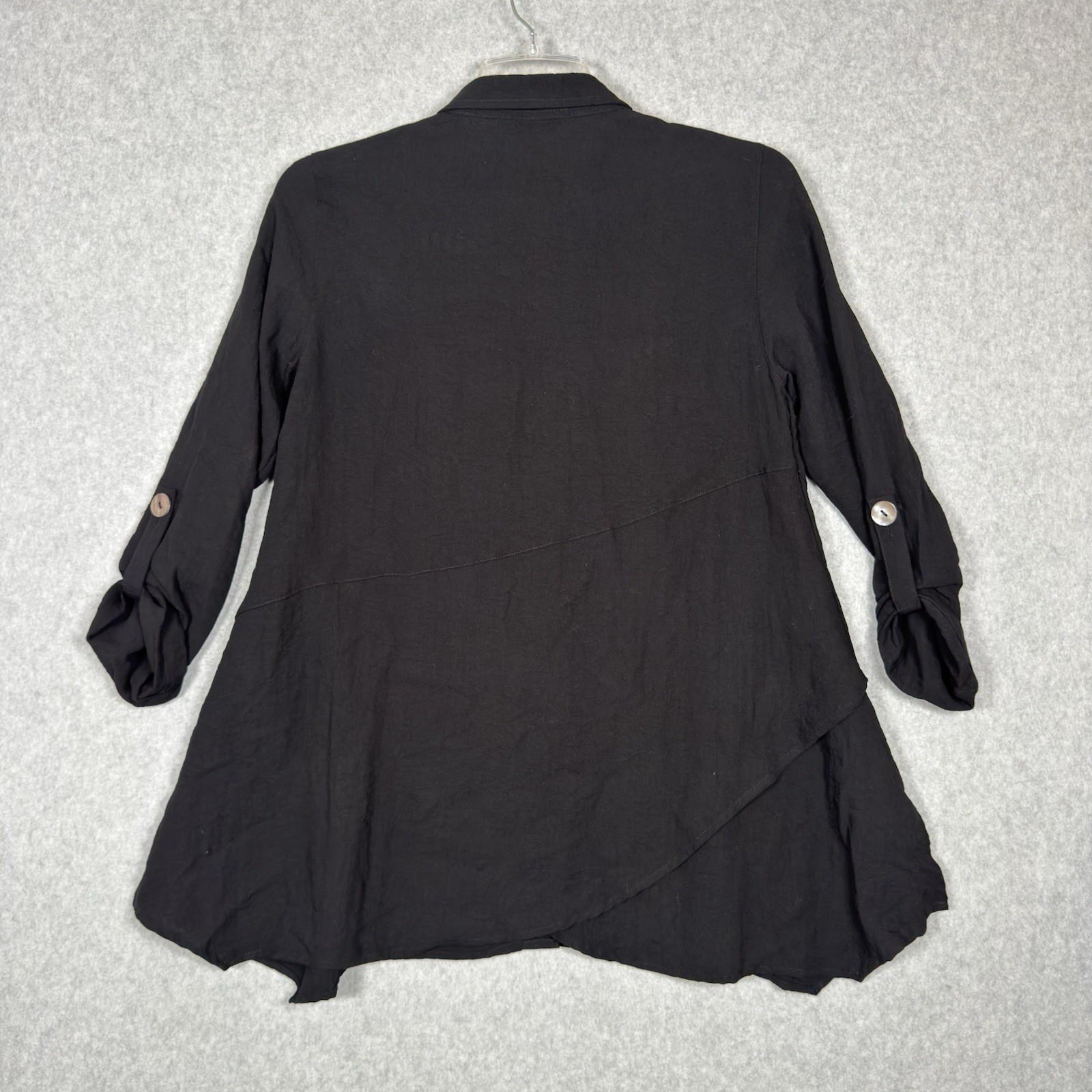 John Mark Rayon Nylon Button Pullover Popover Tun… - image 2