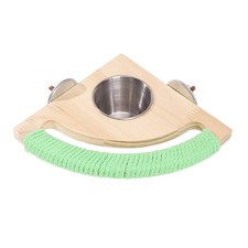 Bird Perch Pet Feeding Quick Clean Conure Macaw Detachable Parrots, Lovebirds,