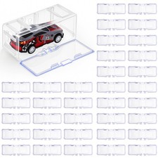 1 Pcs 1/64 Scale Toy Cars Organizer Storage Case Clear Individual Toy Car Dis...