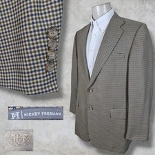 Hickey Freeman Blazer Sport Coat Mens 42R Blu...