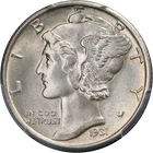 1931-S Mercury Dime PCGS MS66 Superb Eye Appeal Strong Strike