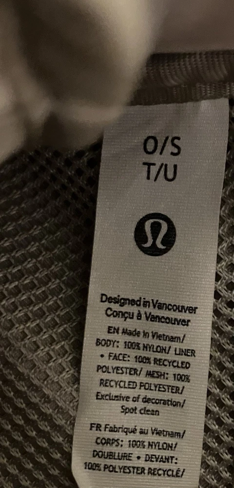 Lululemon Adjustable Crossbody Belt Bag 1L in Off White