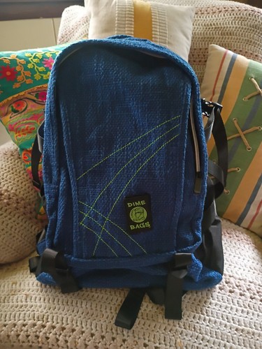 Dime Bags Hemp Midnight Blue Backpack.   NWT SPACIOUS. Made to last!