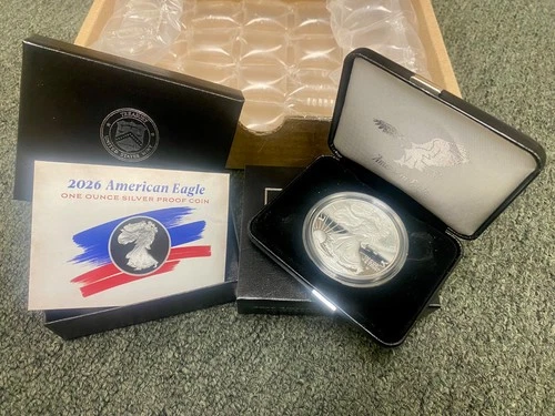 1776 - 2026 W PROOF 1 Ounce Oz American Silver Eagle US MINT w/ OGP  In Stock!!!