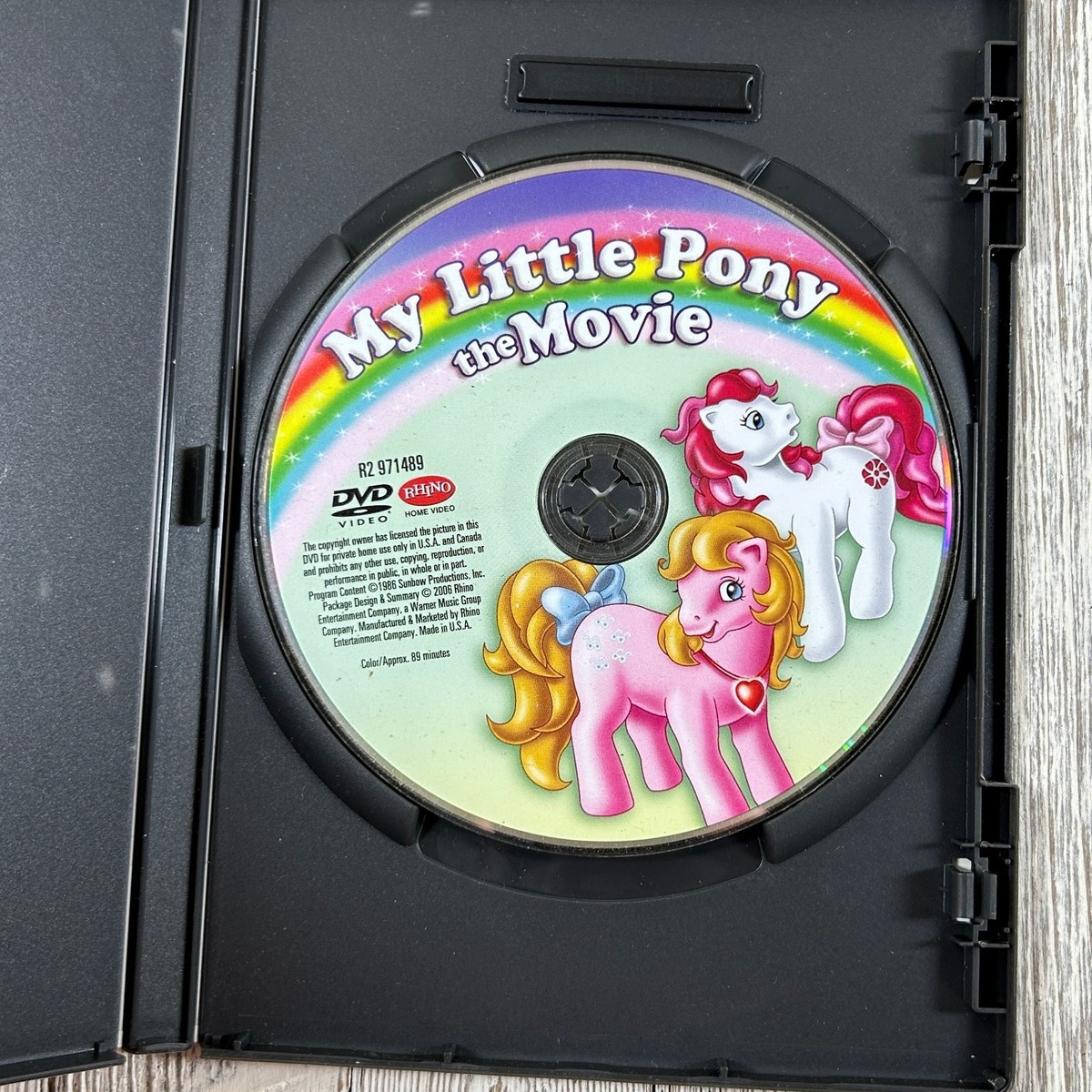 My Little Pony The Movie DVD 1986 Danny DeVito Cloris Leachman