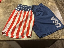 USA flag board shorts American swimming trunks SIZE XL