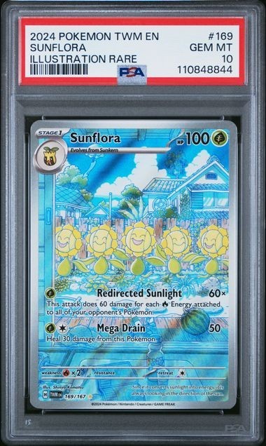 Sunflora 169/167 - Stellar Crown - PSA 10