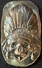 1/2 oz .999 Fine Hand Poured, Warrior, Toned, Mutiny Metals, High Relief