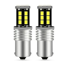 2x Auxito 1156 P21w Ba15s P21w Led Canbus Reverse Light Bulb 6000k Error Free