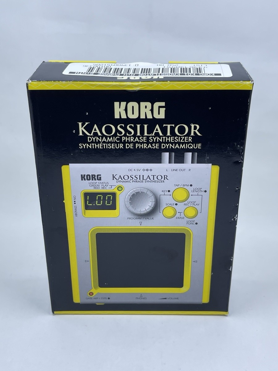 Korg KO-1 Kaossilator Dynamic Phrase Synthesizer-Complete – New