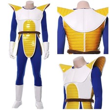 Vegeta Ball Z Cosplay Costume Men  s fullset Halloween Vegeta Disguise Fancy suit