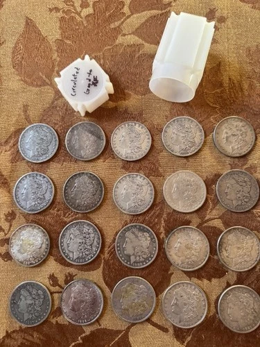 Roll of 20 Morgan Silver Dollars - Good to XF