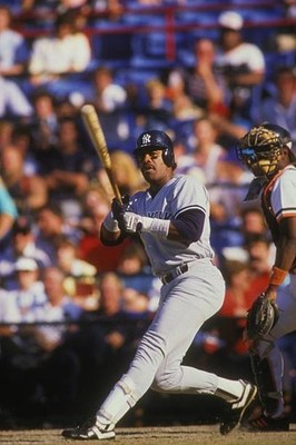 Gary Ward New York Yankees bats during a baseball game v the Balti- Old Photo