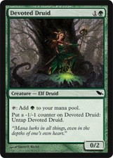 Devoted Druid - Medium Play MTG Shadowmoor