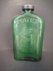 Vintage Green Refrigerator Water Bottle Embossed Well  Word Water 9” Tall 1932 — photo 1