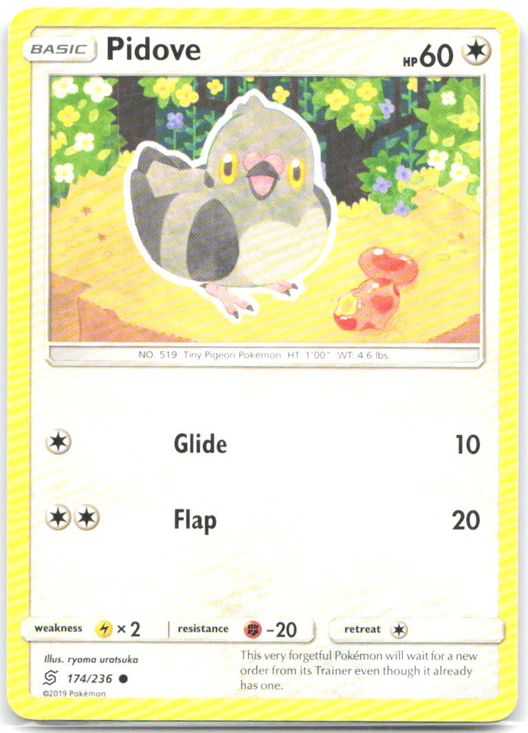 Pidove 174/236 SM - Unified Minds Pokemon NM English