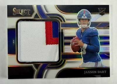 2025 SELECT JUMBO ROOKIE SWATCH JAXSON DART #JRSW-JDT [RC] /99 TRI COLOR PATCH