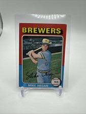 1975 Topps Mini Mike Hegan Milwaukee Brewers #99 EX+ ⚾