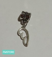 Charm Ciondolo Per Bracciale in Acciaio Tono Argento Silver Gioiello Ali Angelo
