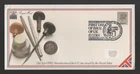 GB 1983 philatelic numismatic FDC with first 1 pound coin