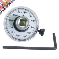 360 Degree Rotation Measure Tool Angle Gauge Meter Drive Torque Wrench 1/2" N +