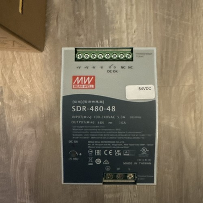 #ad MEAN WELL SDR 480 48 AC DC Industrial DIN Rail Power Supply $90.00