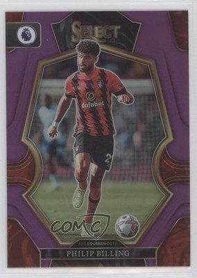 2022 Panini Select Premier League Mezzanine Purple Prizm /135 Philip Billing 0s5
