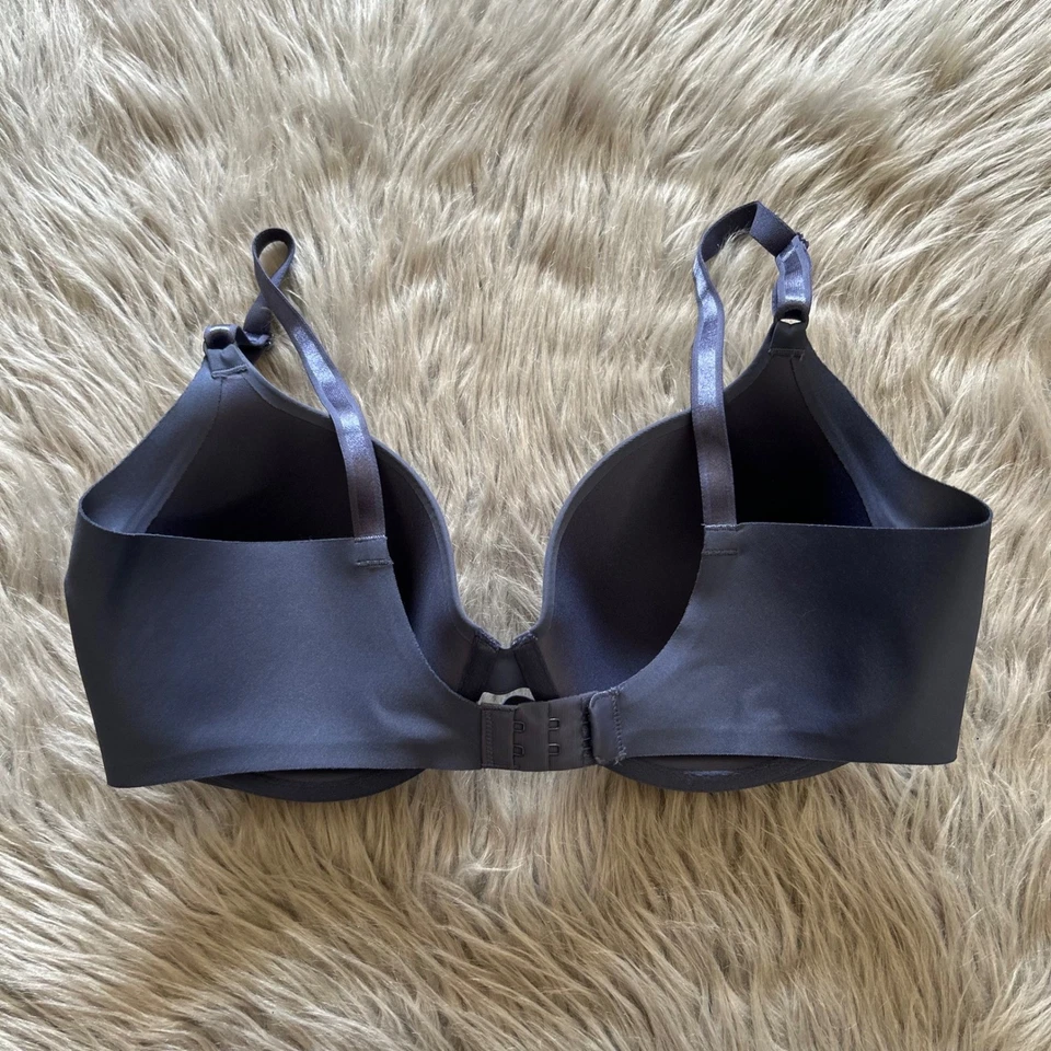 Бюстгальтер женский Warner's с легкой подкладкой размер 34D синий на косточках с застежкой сзади - Изображение 4 из 4