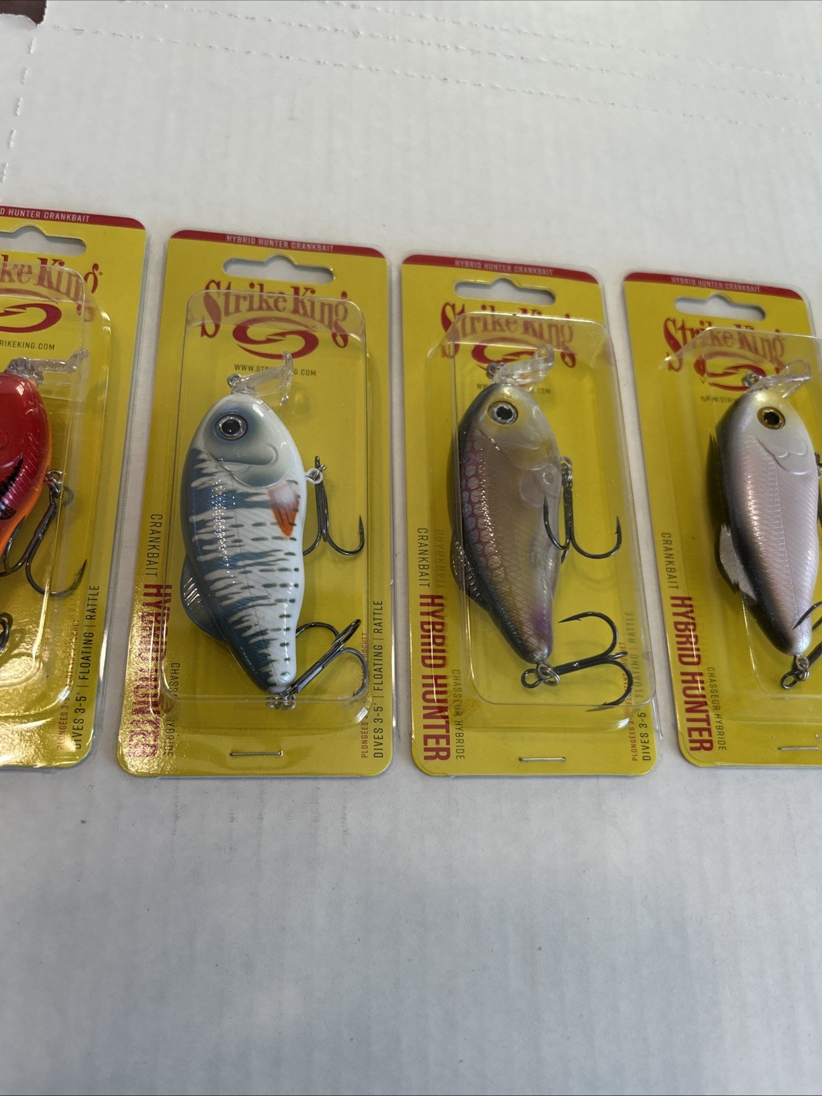 Lot Of 5 Strike King Hybrid Hunter Crankbait - Image 3