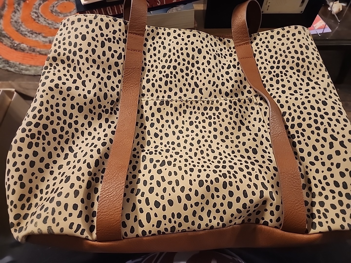 Universal Thread Good Co Leopard Large Bag - image 5