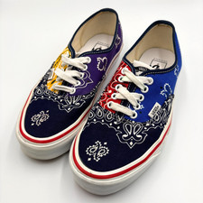VANS OG AUTHENTIC LX BEDWIN THE HEARTBREAKERS THE BANDANA YELLOW BLUE 8.5