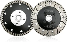 SHDIATOOL Diamond Cutting Blades Two-in-One 4.5-Inch(115mm), Silver, Black 