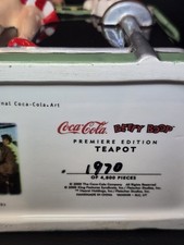 2000 COCA COLA BETTY BOOP SODA FOUNTAIN TEAPOT ITEM #1970