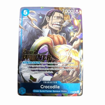 Crocodile (Store 2-on-2 Battle 2025 Winner) Foil PR One Piece Promotion Cards P-