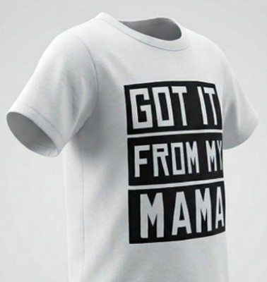 Got It From My Mama Shirt 4T Toddler The Children's Place White Graphic Tee