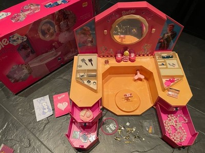 Barbie Superstar ERA ÄRA 90s Doll Twinkle Sparkle Eye Juwelry Box Spieluhr