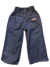 VTG Health Tex Denim Jeans Kidproof Blue Snap Pockets Infant size 2T