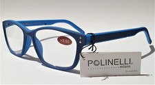 Gafas de lectura premium Polinelli® calidad MILANO - azul marino/aquamarina