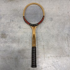 VINTAGE DUNLOP MAXPLY MCENROE WOODEN LIGHT 4 1/2 TENNIS RACKET MADE IN ENGLAND