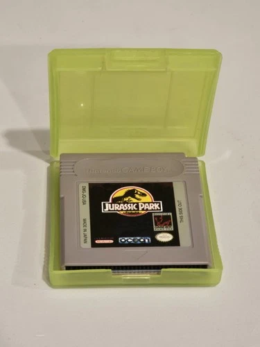 Jurassic Park Nintendo Game Boy 1993 Authentic & Tested CARTRIDGE & CASE