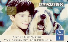 F246 - Télécarte Publique GDF Enfant 120u - GEM1 03/92